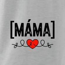 Nápis máma a srdce