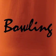 Bowling nápis psací