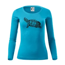 Tužkou kreslená želva