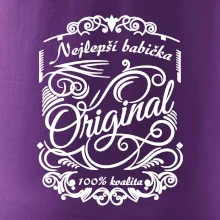 Vintage nejlepší babička  100% kvalita