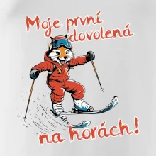 Moje první dovolená na horách hnědá  liška