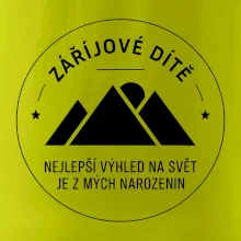 Zářijové dítě. Nejlepší výhled na svět je z mých narozenin