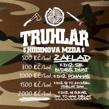 Hodinová mzda truhlář