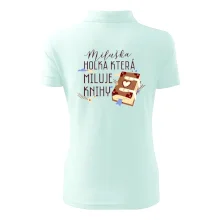 Kniha - Holka, která miluje knihy -  Vaše jméno