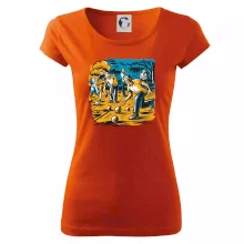 Petanque hra - modro oranžová