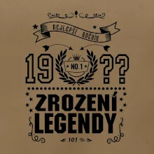 Zrození legendy - pro všechny - vlastní letopočet Zrození legendy - pro všechny - vlastní letopočet