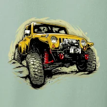 Žlutý offroad s navijákem