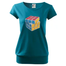 Rubikova kostka kreslená