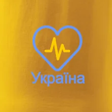 Moje srdce bije pro Ukrajinu - velké