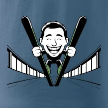 Vysmátý kreslený skokan