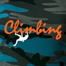 Climbing psací text