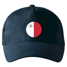 Vlajka Malta kulatá velká