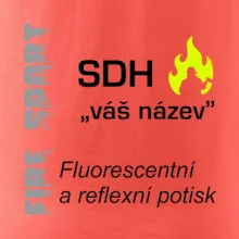 SDH Váš název - FLUO + Reflexní potisk
