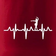 EKG tanečnice salsy