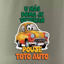 U nás doma je veterán pouze toto auto barevný nápis