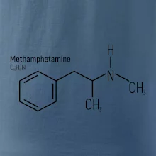 Molekulární struktura Metamfetamin