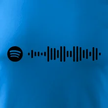 Spotify kód na prsu