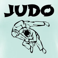 Judo nápis + postavy