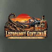 Listopadový gentleman whisky a horský západ slunce