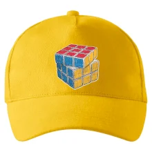 Rubikova kostka kreslená