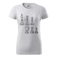 Šachové figurky kreslené