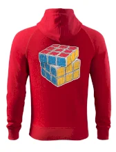 Rubikova kostka kreslená