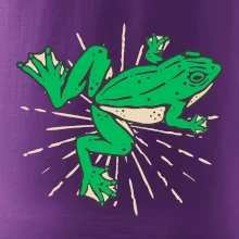 Žába zelená kreslená
