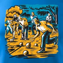 Petanque hra - modro oranžová