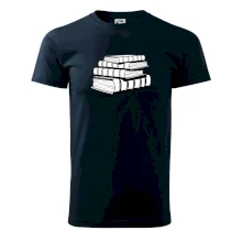 Knihy černobílé na sobě