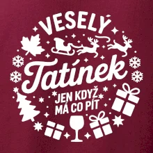 Veselý tatínek jen když  má co pít