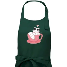 Hustá kočka v hrníčku