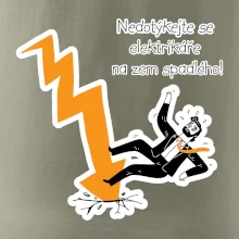 Nedotýkejte se elektrikáře na zem spadlého