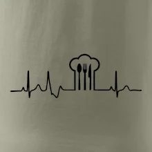 EKG kuchař čepice a příbory