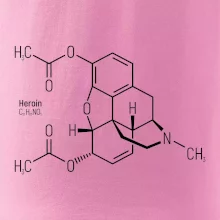 Molekulární struktura Heroin