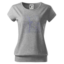 Praha - Mapa s vodními toky