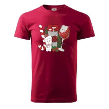 Vánoce, víno a sněhulák