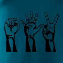 Kámen nůžky papír černé