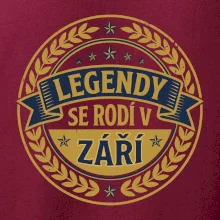 Legendy se rodí v září - Retro emblém