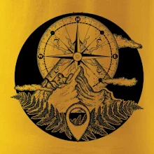 Cestování - hory kompas