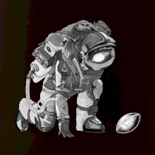 Americký fotbal astronaut