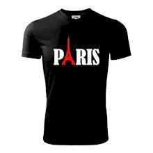 Paris nápis Eiffelova věž