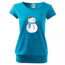 Sněhulák se šálou