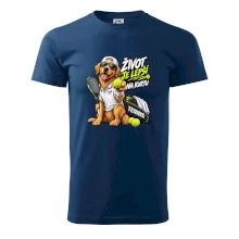Život je lepší na kurtu pes