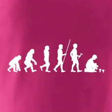 Evoluce houbař muž