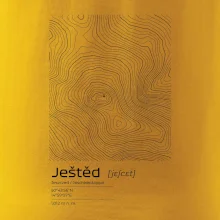 Ještěd - vrstevnice v obdélníku