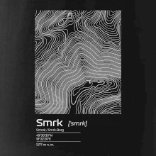 Smrk - vrstevnice v obdélníku