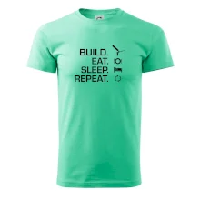 Build eat sleep repeat - montážní pěna