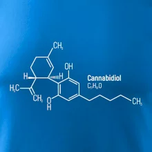Molekulární struktura CBD (Canabidiol)