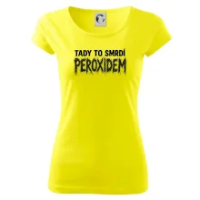 Tady to smrdí peroxidem
