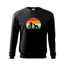 Knírač a táta s dcerou